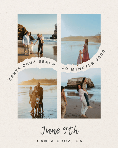 Image of Santa Cruz Beach Monday June 9th- $300