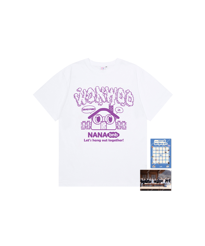 Image of [PRE-ORDER] Seventeen ‘NANA bnb’ T-Shirt (Wonwoo)