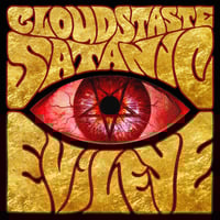 Image 1 of CLOUDS TASTE SATANIC "EVIL EYE" #ISR MULTI-COLOUR SPLATTER VINYL EDITION