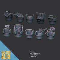 SECTOR ALIX - PIRATE SHIP WEAPON PACK 