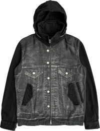 Image 1 of Cabane de Zucca Trompe L'oeil Denim Jacket - M
