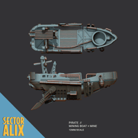 Image 3 of SECTOR ALIX - Pirate mining boat