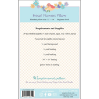 Image 2 of HEART FLOWERS Pattern 14" x 32" by Poppie Cotton