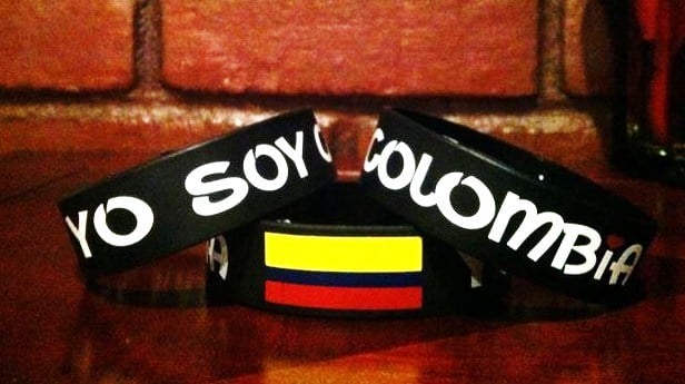 colombia wristband