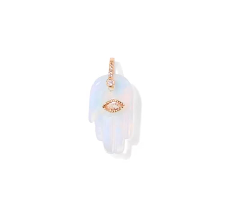 Image of Hamsa Hand & Evil Eye Pendants & Necklace