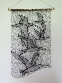 Image 1 of Flying Curlews Wall Hanging