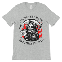 Image 3 of Funny 12 Step Shirt | Meetings In Hell