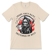Image 4 of Funny 12 Step Shirt | Meetings In Hell