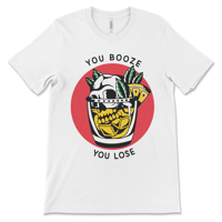 Image 1 of Alcoholics Anonymous Shirt | You Booze You Lose