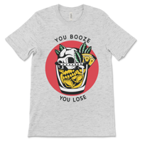 Image 2 of Alcoholics Anonymous Shirt | You Booze You Lose
