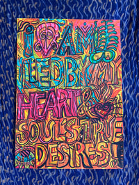 Image 1 of 'I Am Led By My Heart & Soul's True Desires' Print