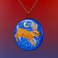 Moonlight Hare Necklace