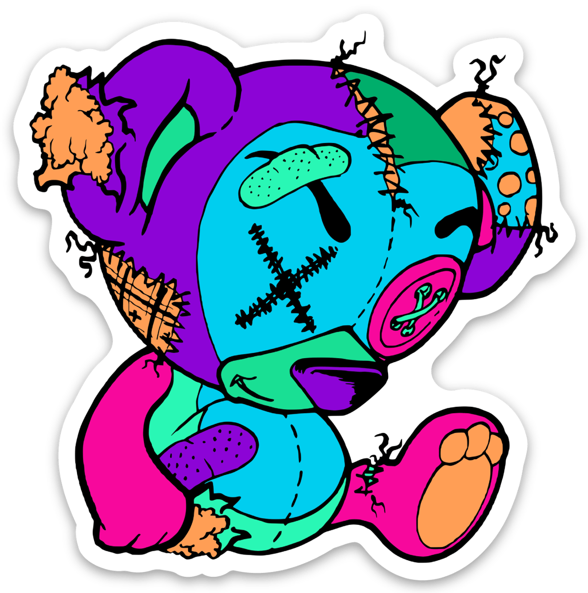 Image of Barry the Bear sticker