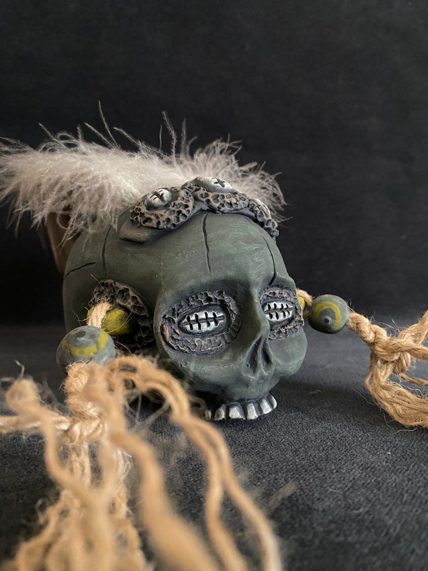 Image of 1/1 Deluxe Mini Trophy Skull (h) - US Shipping Included 