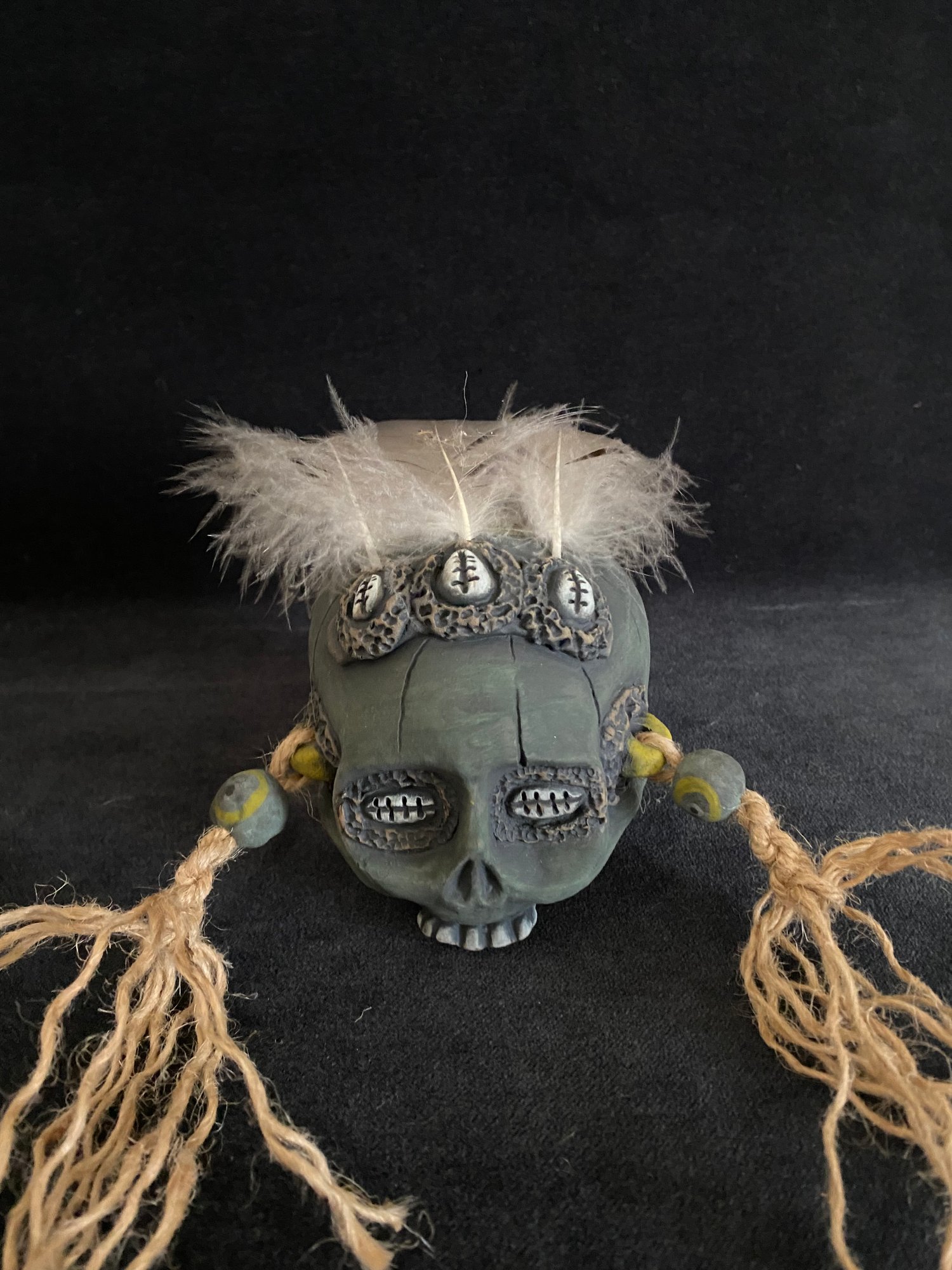 Image of 1/1 Deluxe Mini Trophy Skull (h) - US Shipping Included