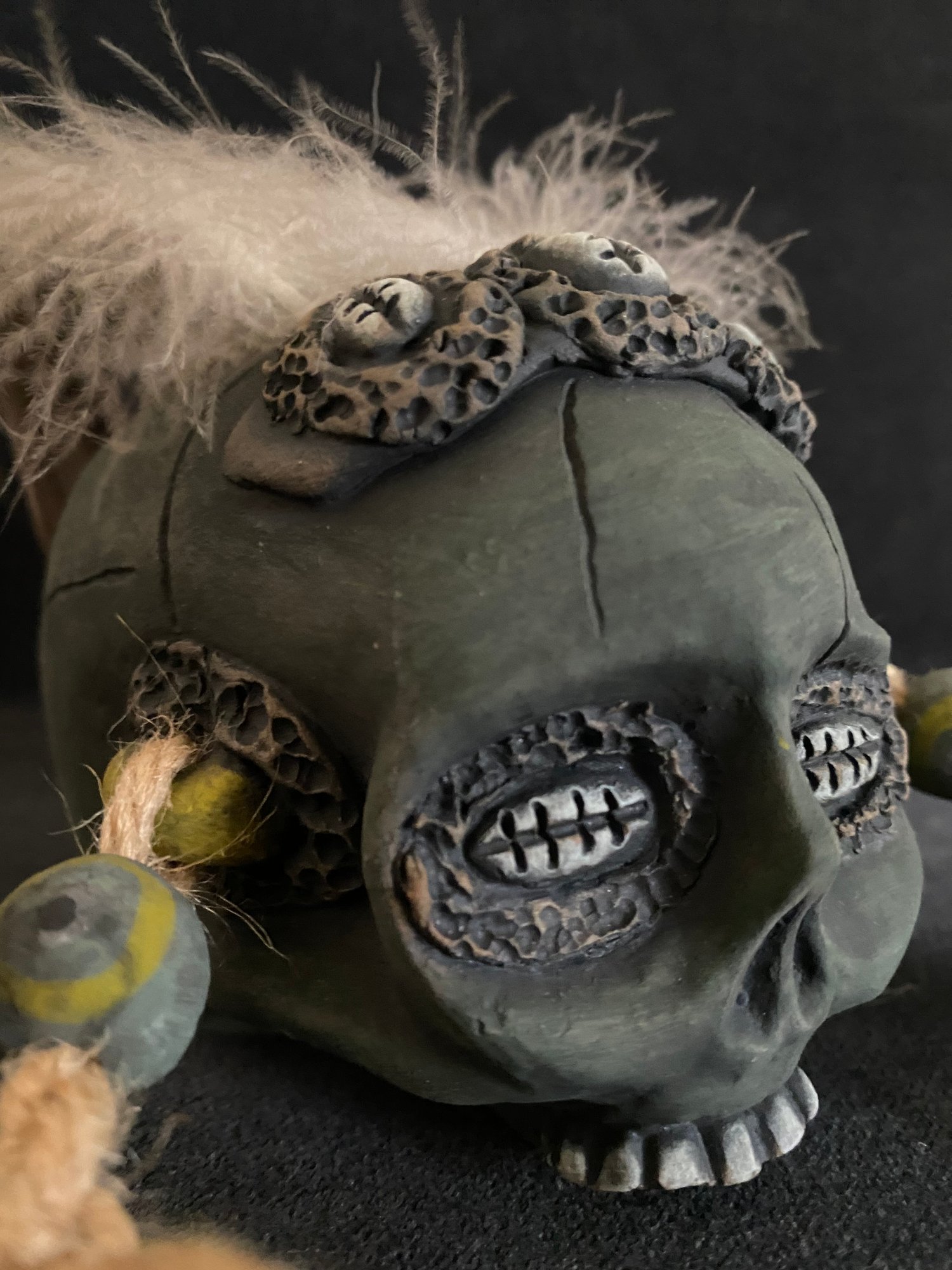 Image of 1/1 Deluxe Mini Trophy Skull (h) - US Shipping Included
