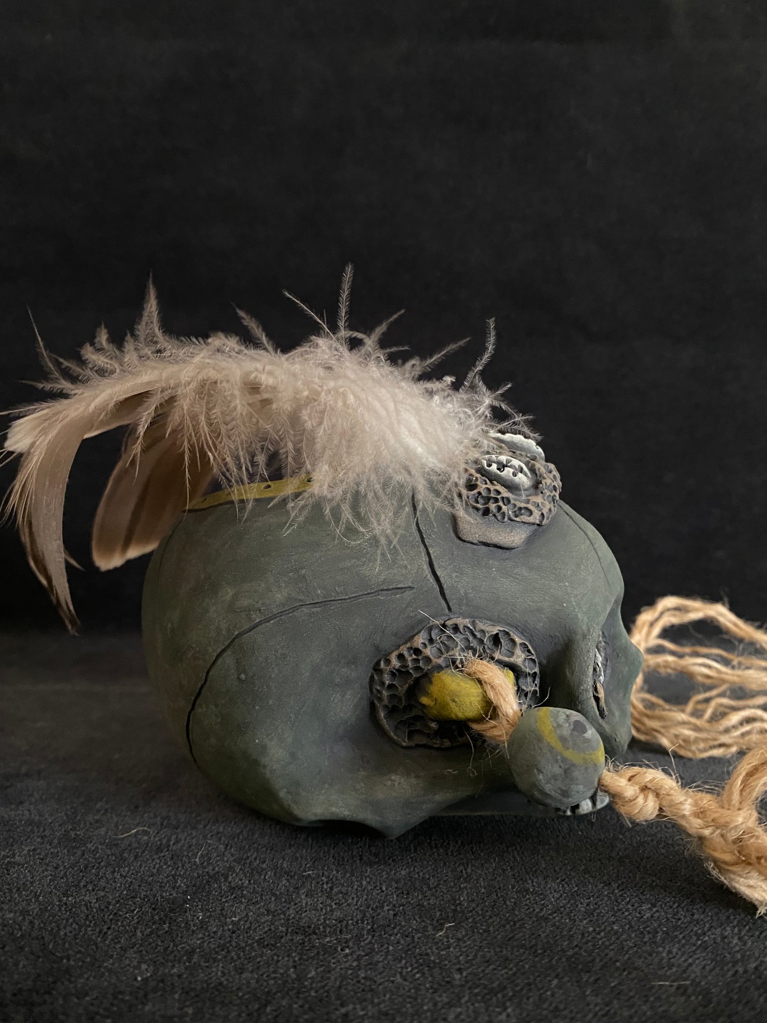 Image of 1/1 Deluxe Mini Trophy Skull (h) - US Shipping Included 