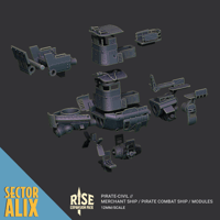 Image 2 of SECTOR ALIX - Merchant Ship - Pirate Combat Ship