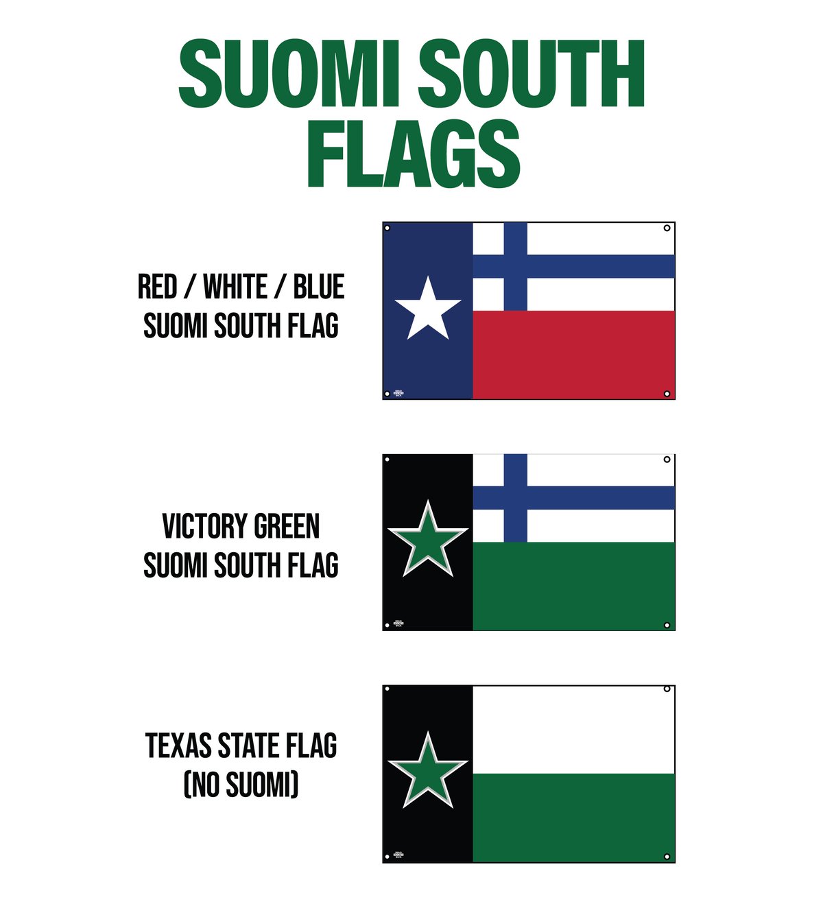 Suomi South Flags PRE-SALE [Free shipping]