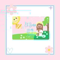 El Señor es mi Pastor Sticker card