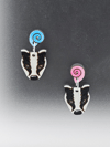 Badger Earrings