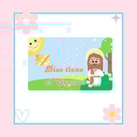 Dios tiene el control Sticker card