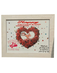 Happy Mother's Day Heart Frame