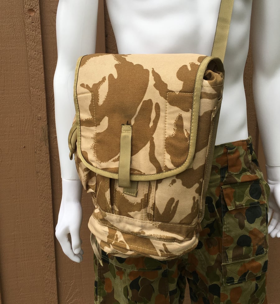 Image of British Army Shoulder Bag – Desert DPM Camo – Used/Issued (Grade 1)