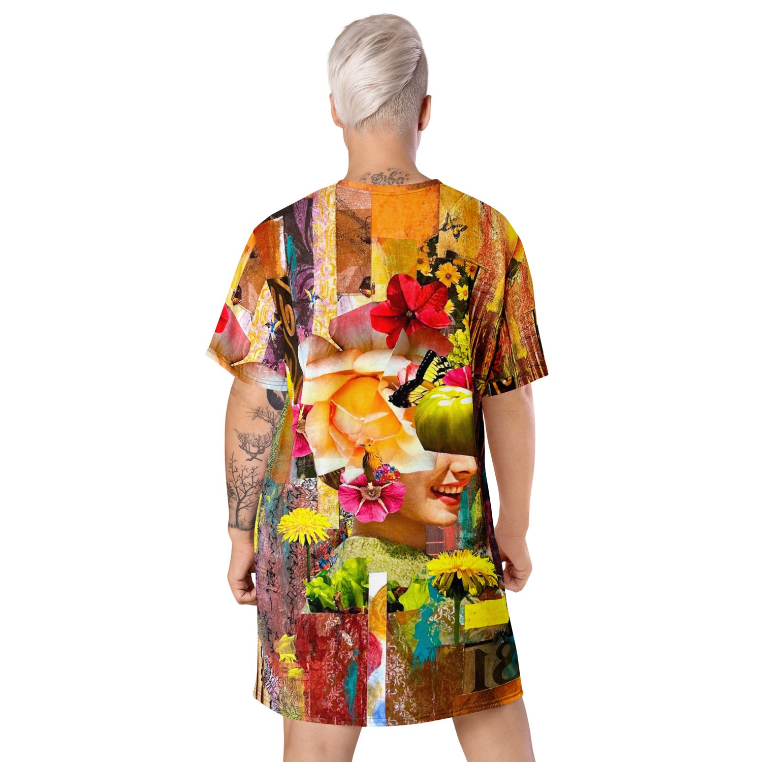 Image of FREE SHIPPING - Creating Joy - All Over Print T-shirt dress