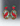 Cardinal Earrings