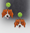 Beagle Earrings