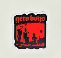 Image 1 of Geto Boys Red Group Members Matte Vinyl Sticker 
