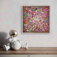 Image 3 of 'Bloom 38' - 44x44cm, FRAMED