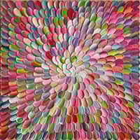 Image 4 of 'Bloom 38' - 44x44cm, FRAMED