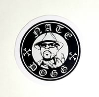 Image 1 of Nate Dogg RIP Matte Vinyl Sticker