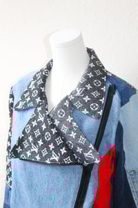 Image 4 of AGMJ NO.1 Patchwork Monogram Motorcycle Jacket