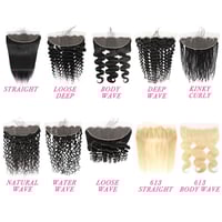 Image 4 of 13A Premium Raw Hair Guru Super Virgin Peruvian straight 3 Bundles + 13x4 Frontal