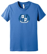 Premium Bella Canvas CVC Heather Columbia Blue tee