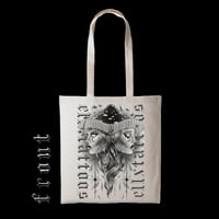 Image 1 of mushroom ladies tote bag