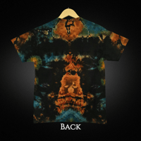 Image 2 of Mandala (Med) Reverse Tie Dye Adult Unisex T-shirt