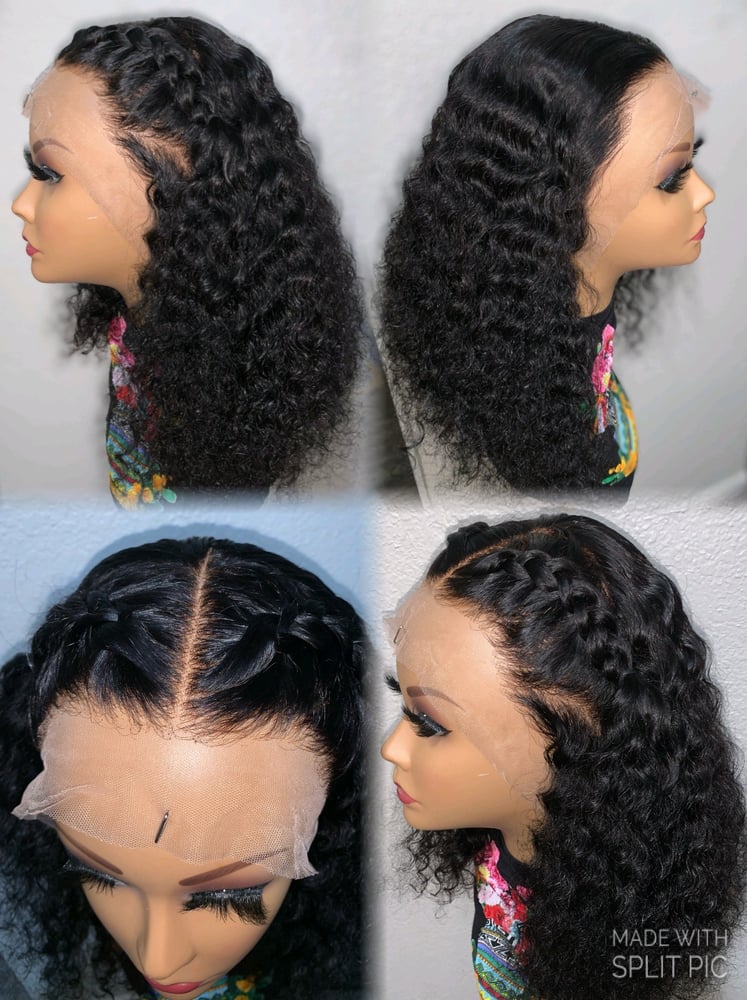 Image of 14 Inch HD Deep Wave Frontal Wig 