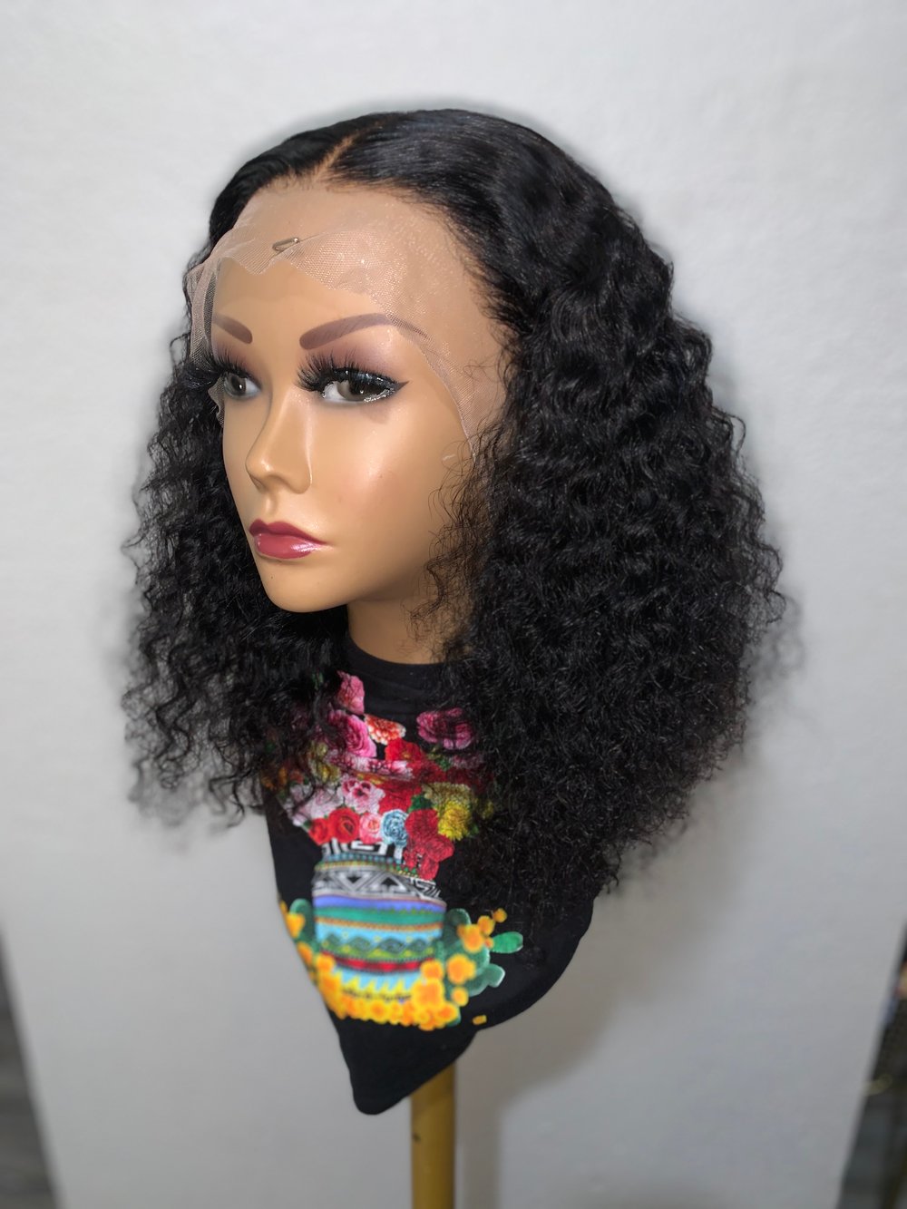 Image of 14 Inch HD Deep Wave Frontal Wig