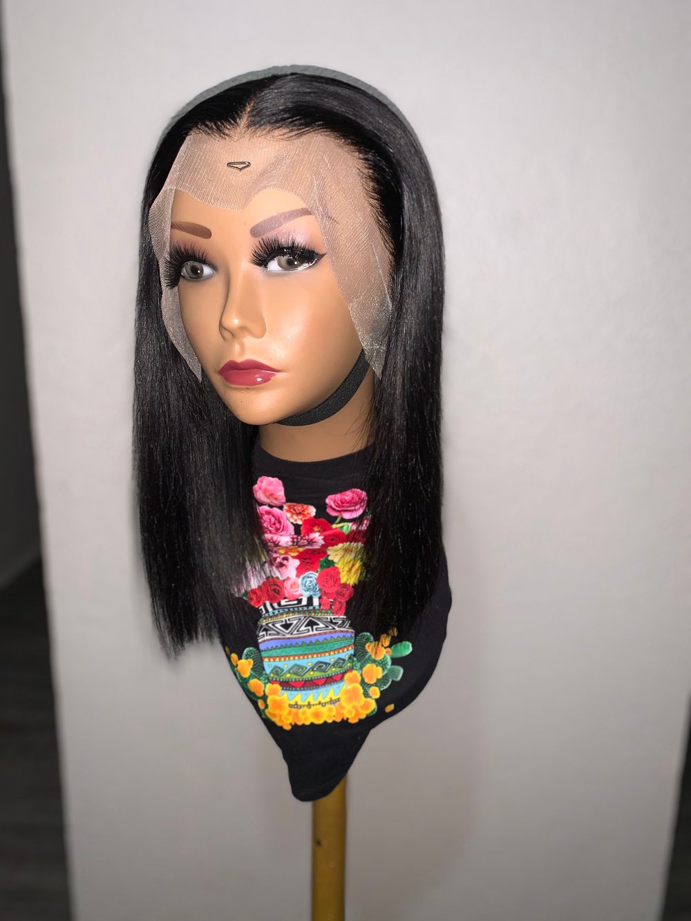 Image of 14 Inch HD Straight Lace Frontal Wig