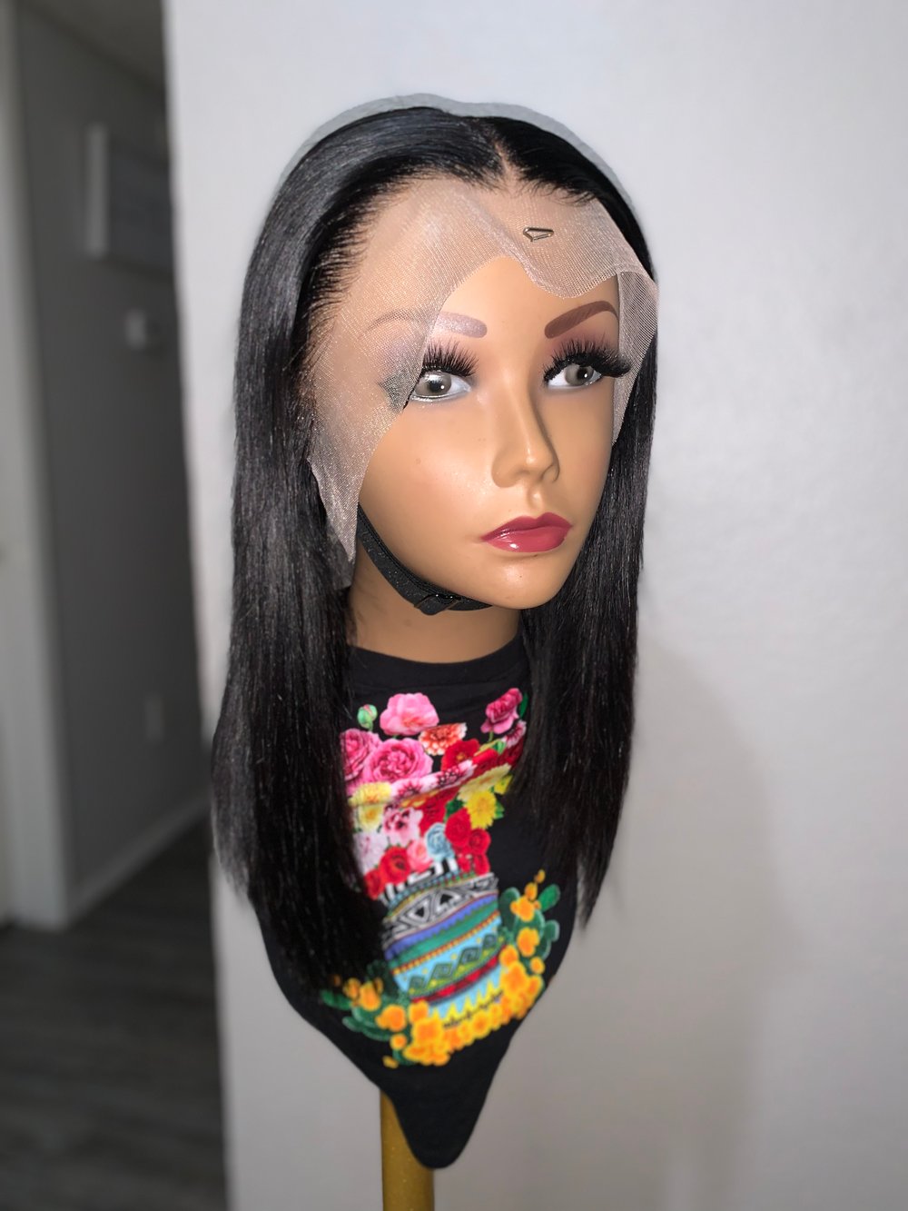 Image of 14 Inch HD Straight Lace Frontal Wig