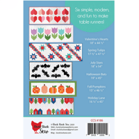 Image 2 of MODERN HOLIDAY Table Runner Booklet by Cluck Cluck Sew #CCS186