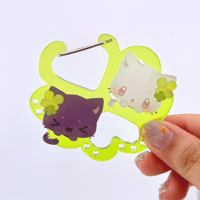 Image 1 of Clover Cats Carabiner