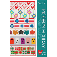Image 1 of MODERN HOLIDAY 2 Table Runner Booklet by Cluck Cluck Sew #CCS210