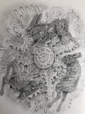 Image of "Frith the lagging star" original illustration 