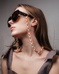 Image 8 of Marker Eyewear Chain - orange, yellow, turquoise