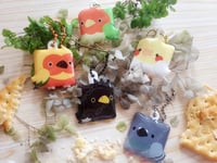Image 3 of Cube Birds Puffy Keychain 